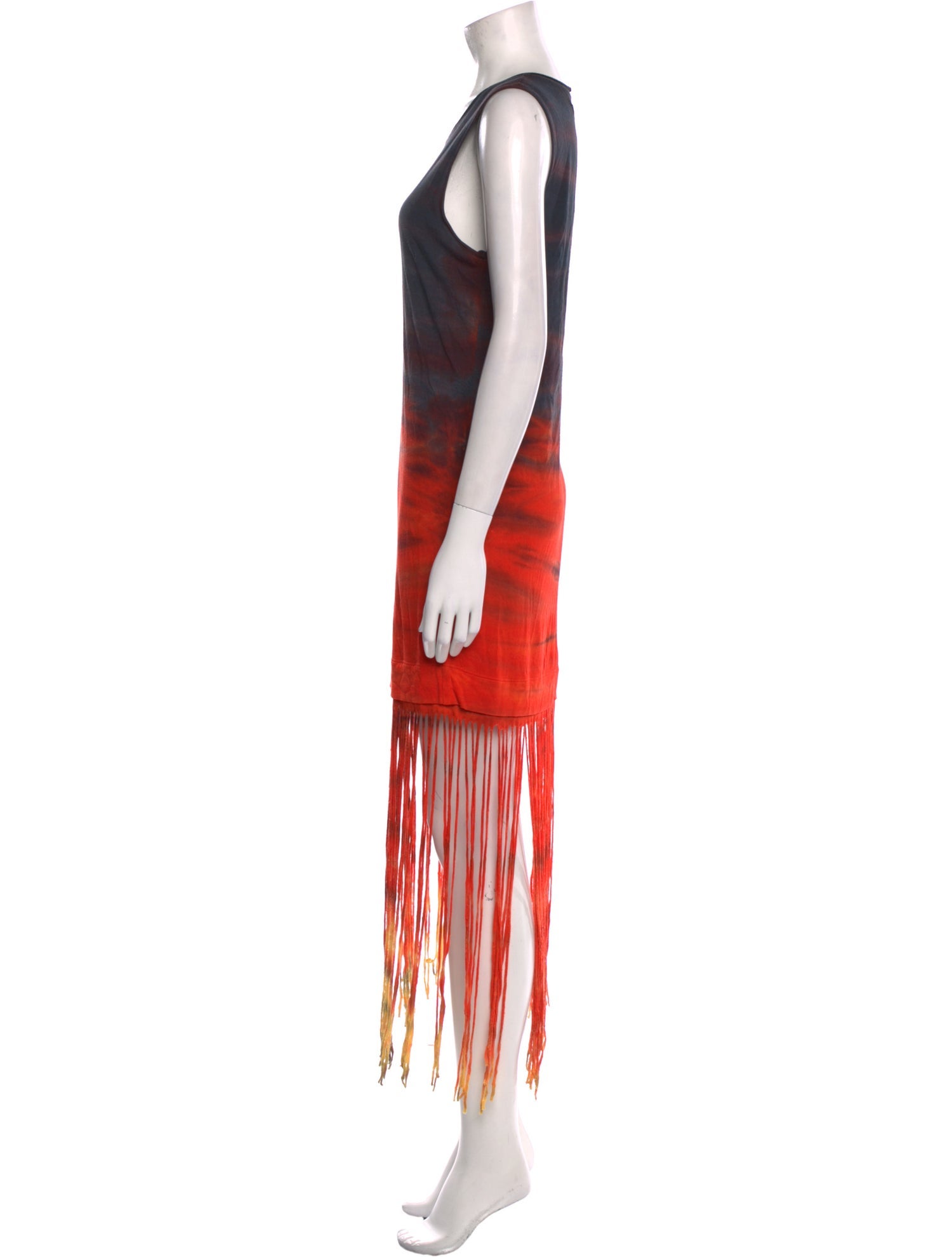 Raquel Allegra Tie-Dye Print Long Dress